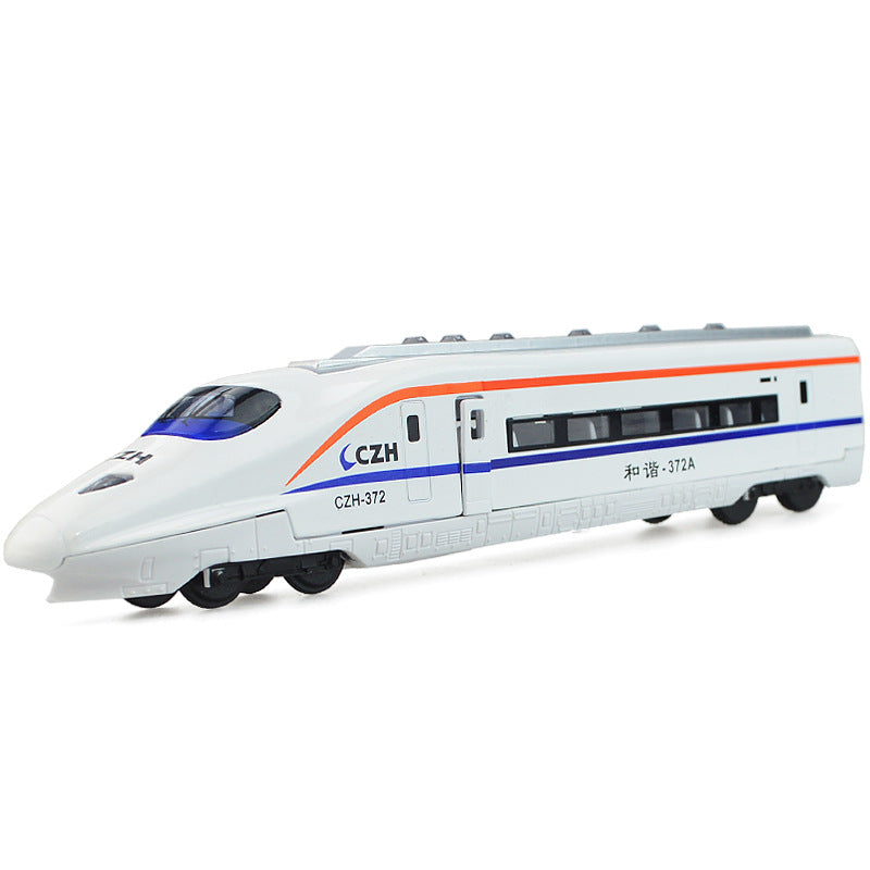 Harmony EMU Car Head Subway Train High-speed Rail Car Model Children&#039;s Toy Car Model