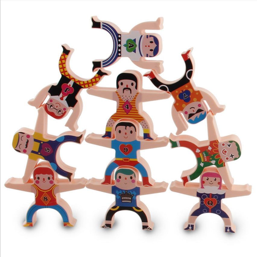 Multiplayer Cartoon Hercules Building Blocks Parent-child Interactive Toy Stacking High Game Balance Plastic Blocks