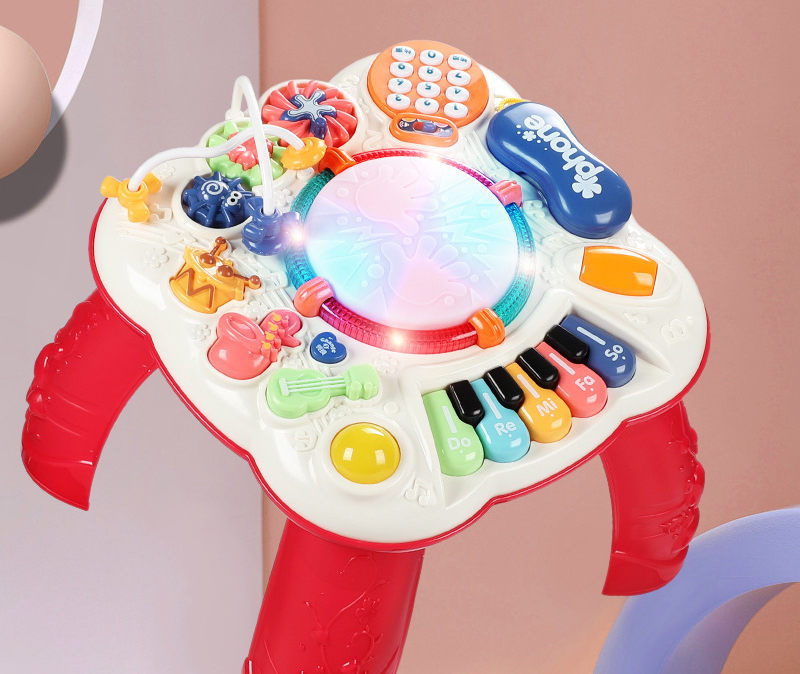 Early Childhood Education Game Table Children&#039;s Multifunctional Educational Baby Learning Baby Toy Table 1 Year Old 6 Months 2 Boys 10