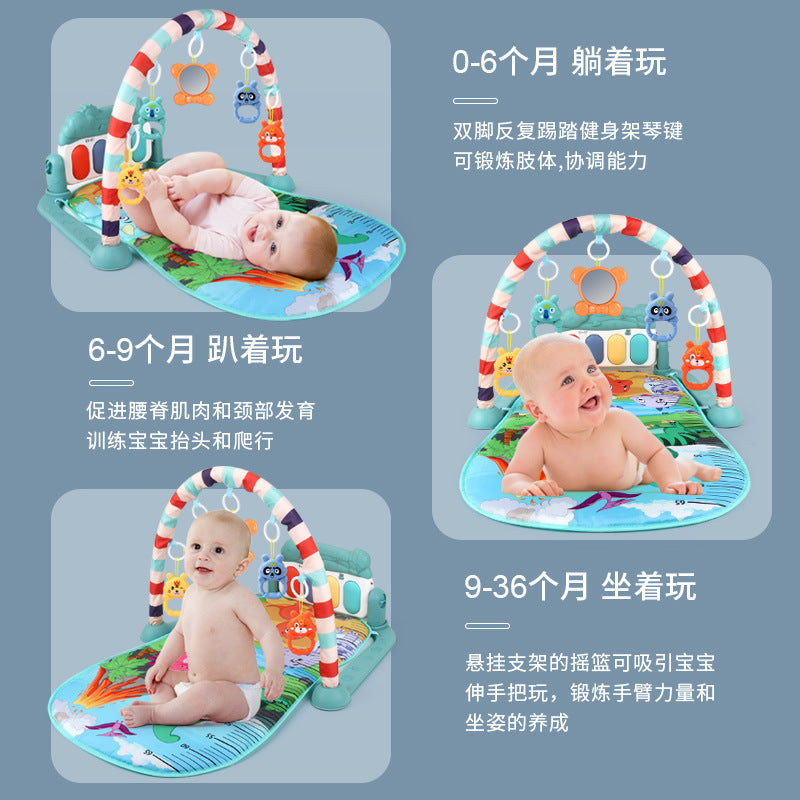 Pedal Piano Newborn Baby 0-1 Years Old Baby Educational Music Toy Pedal Piano Shelf