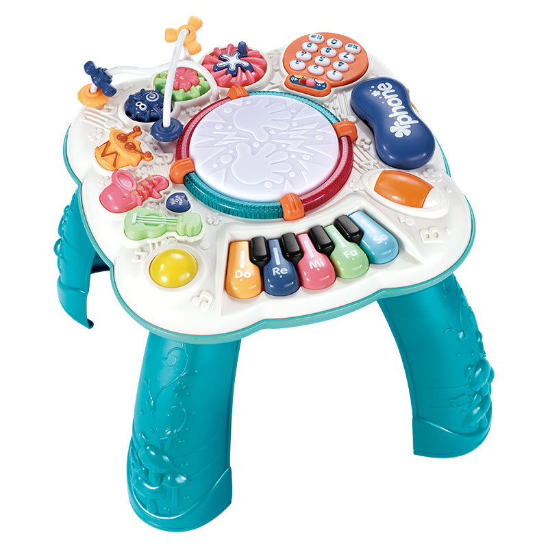 Early Childhood Education Game Table Children&#039;s Multifunctional Educational Baby Learning Baby Toy Table 1 Year Old 6 Months 2 Boys 10