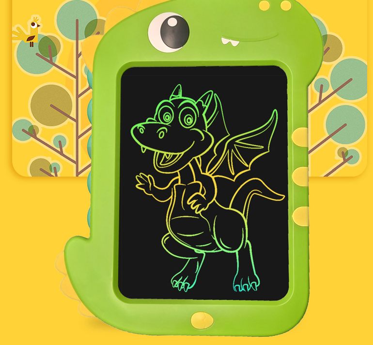 Cross-border Cartoon 8.5 Inch Early Education Puzzle Graffiti Lcd Drawing Board Learning Writing Draft Writing Board LCD Writing Board